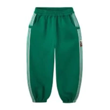 Raspberry Hills Green Lil Leon Scrunch Sweatpants