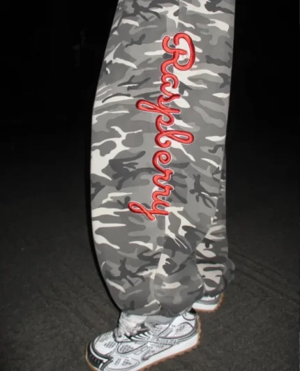Raspberry Hills Snow Camo Sweatpants