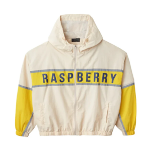 Raspberry Hills Windbreaker Cream Hoodie