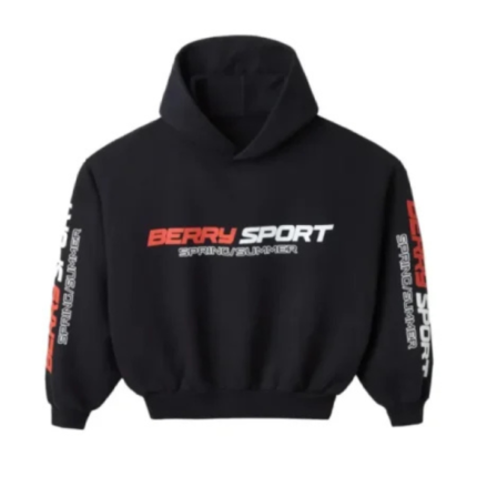 Raspberry Hills Berry Cropped Sport Hoodie